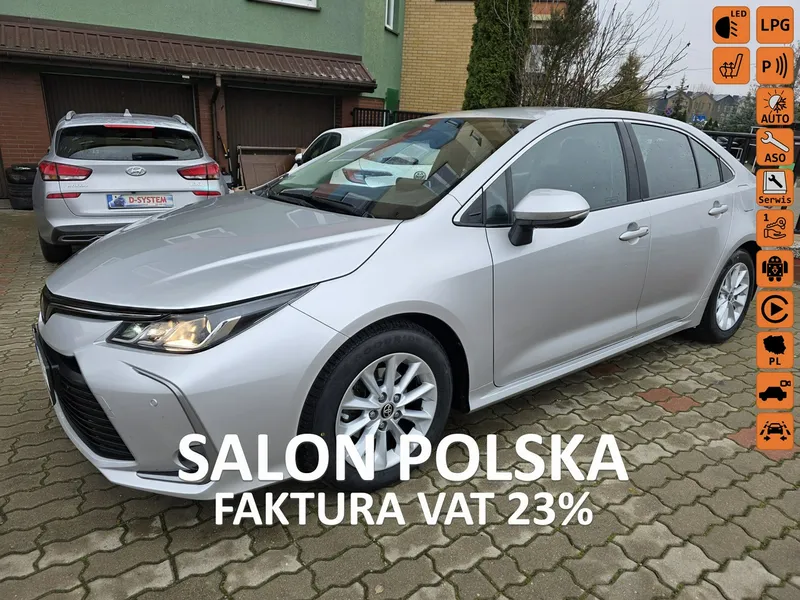 Toyota Corolla 2021 LPG Tylko Salon Polska 1Wł Gwarancja z PAKIETEM TECH