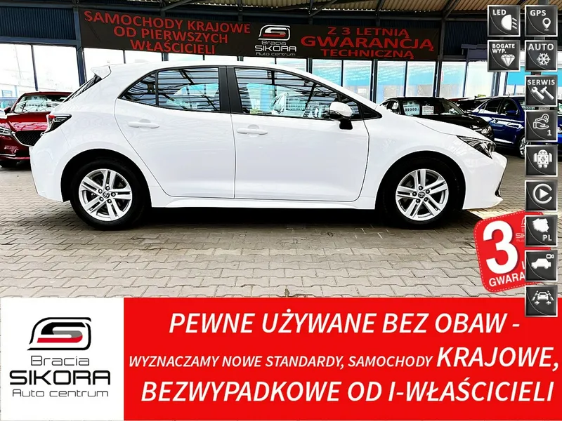 Toyota Corolla LED+NAVI+Kamera+ACC+2xKlimatronic GWARANCJA 1wł KRAJOWY Bezwypad. F23%