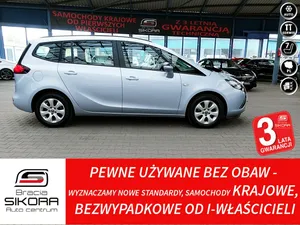 Opel Zafira BENZYNA 7-Osób NAVI+2xKlimatronic HAK GWARANCJA Krajowy Bezwypadkowy
