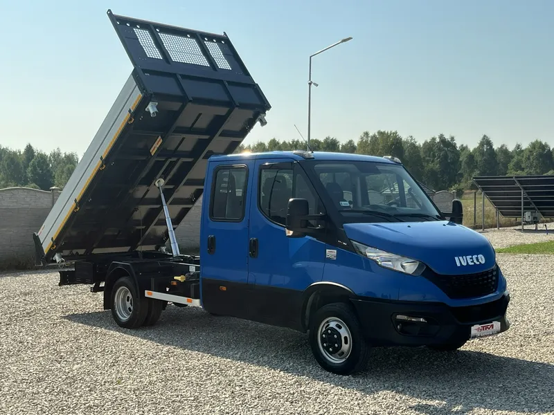 Iveco Daily 50C18 Wywrot_3-Strony * 7-osob. * HAK * Gwarancja * 3.0/180KM *
