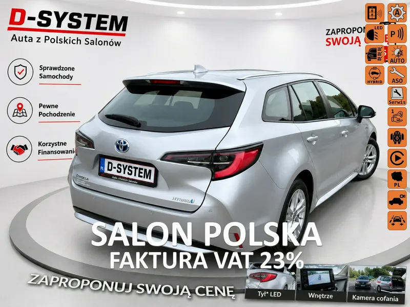 Toyota Corolla 23 Tylko Salon Polska 1Właściciel GWARANCJA serwis ASO 61km
