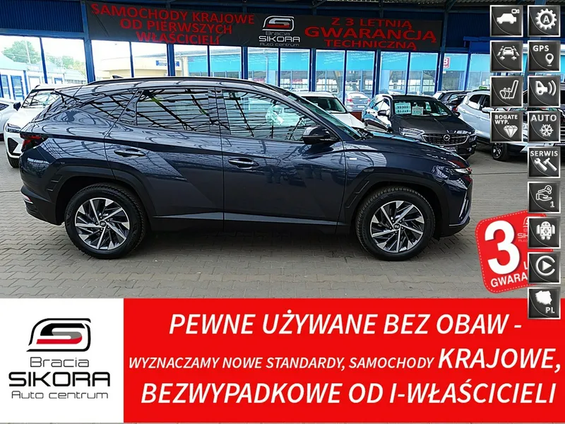 Hyundai Tucson Automat 7DCT 48V Navi+Kamera+LED ORYGINAŁ 1WŁ Krajowy Bezwypadkow F23%