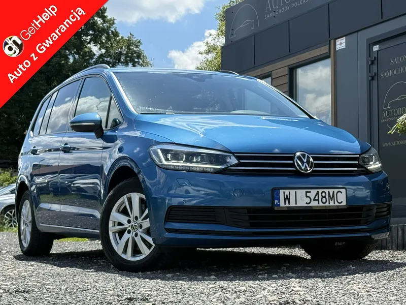 Volkswagen Touran Serwis ASO I właściciel Salon Polska Poleasingowy VAT 23% Bezwypadkowy