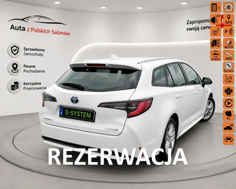 Toyota Corolla 21 Salon Polska 1.8 HYBRID 1wł z Pakietem TECH Serwis ASO74