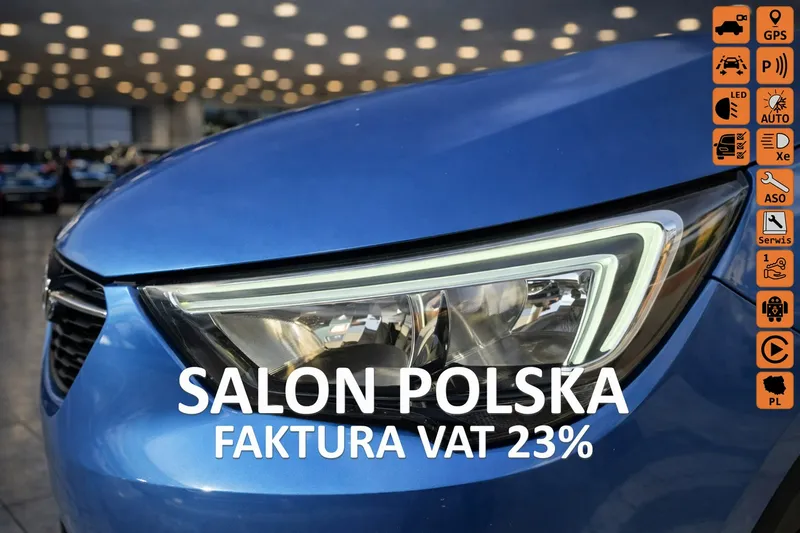 Opel Crossland X 20r Salon Polska Bezwypadkowy Gwarancja ASO 1wł st