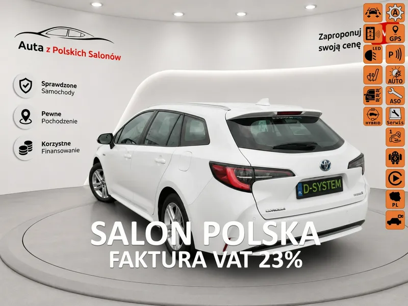 Toyota Corolla 21 Salon Polska 1.8 HYBRID 1wł z Pakietem TECH Serwis ASO 73-1X