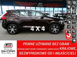 Volvo XC 40 INSCRIPTION 4x4 AUTOMAT Led+Skóra+Navi Gwarancja 1wł Kraj Bezwyp F23%