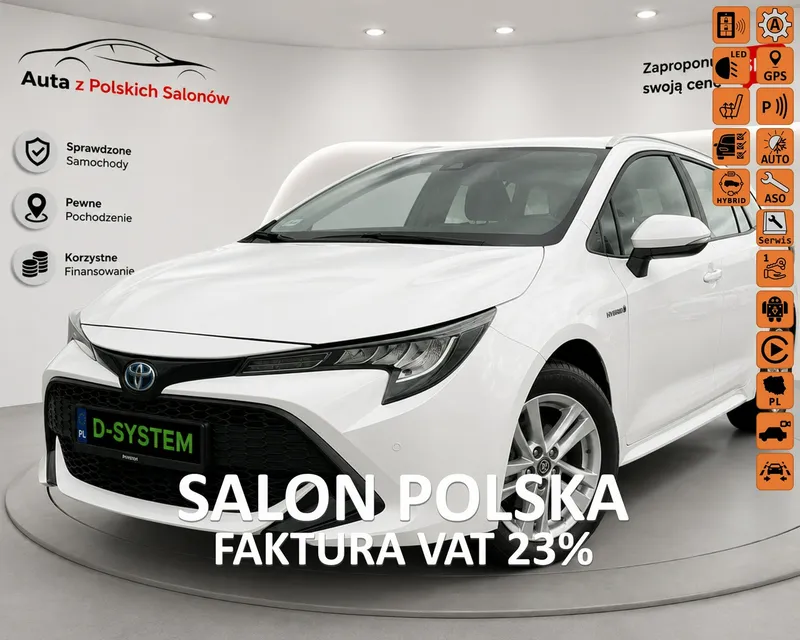 Toyota Corolla 21 Salon Polska 1.8 HYBRID 1wł z Pakietem TECH Serwis ASO 73-2X