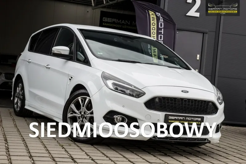 Ford S-Max ST Line / 7 osobowy / Kamera Cofania / Ledy / Pół-skóra / Gwarancja