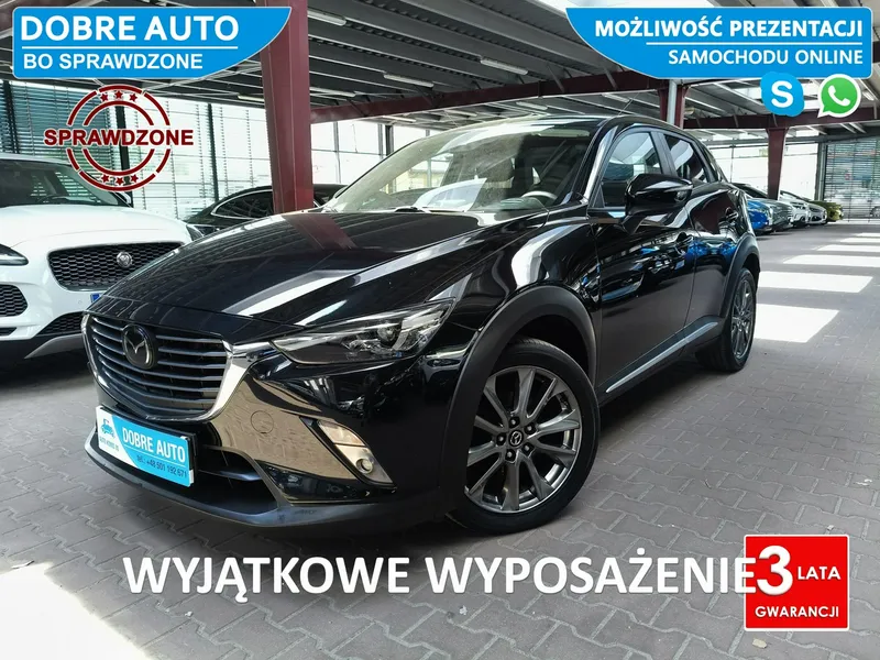 Mazda CX-3 2.0 150KM AWD Automat, Navi,MartwePole,Kamera,Headup,HandsFree,Bose