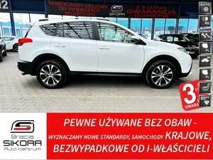Toyota RAV-4 BIAŁA PERŁA Led+Kamera+Podfrzewa Fotele GWARANCJA Krajowy Bezwypadkowy