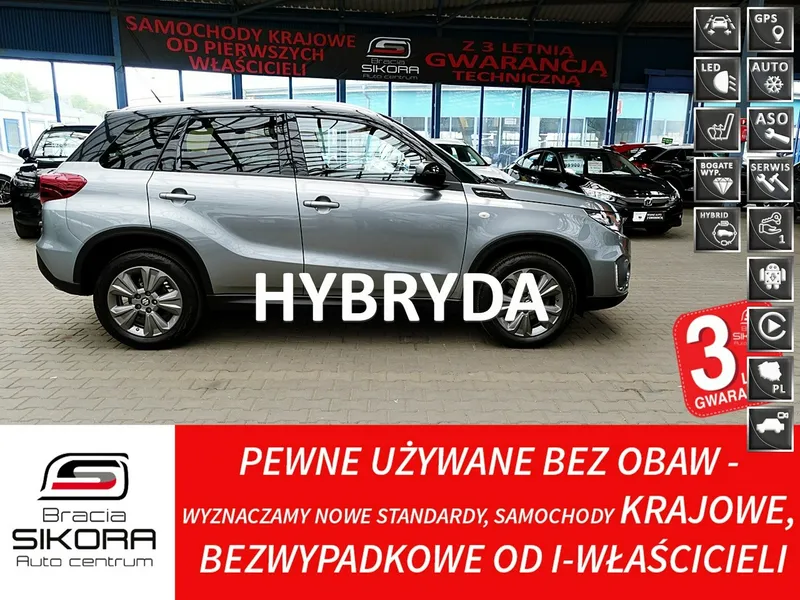 Suzuki Vitara 1,4 HYBRID Tylko 34 TYŚ KM ACC+Led+Navi+Kamera GWAR. I-wł Kraj Bezwyp