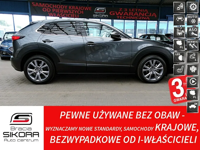 Mazda CX-30 150KM Fulled GWARANCJA FABRYCZNA do 2029-03 Krajowy Bezwypadkowy 1-WŁ